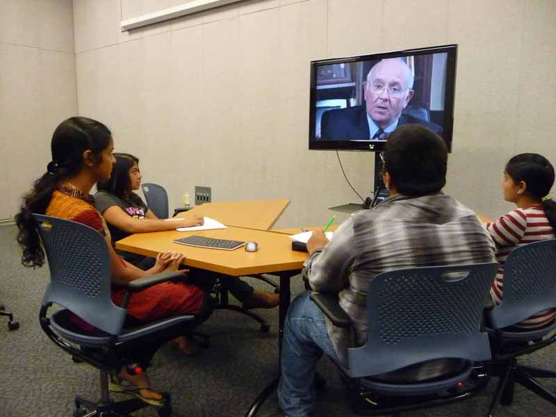 Pod with Students