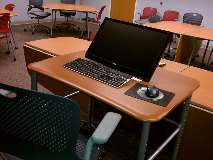 Podium (and chair) with 20