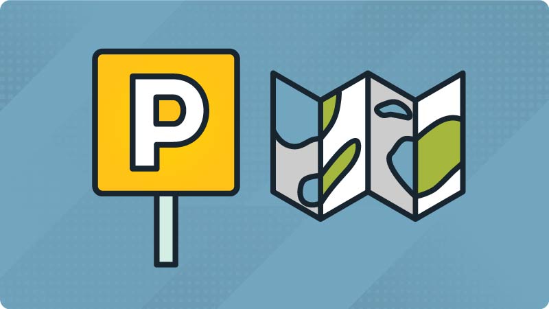 Parking Map Icon