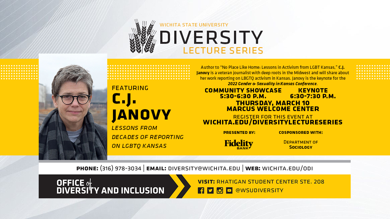 Diversity Lecture Series, featuring C.J. Janovy