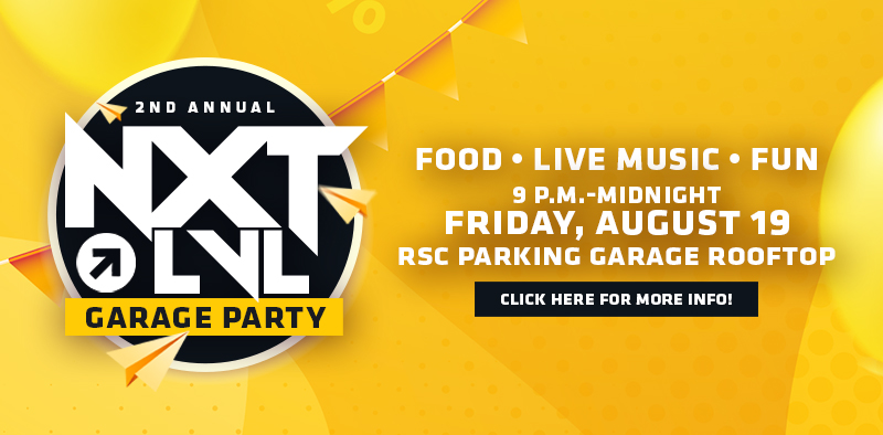 2nd Annual NXT LVL Garage Party banner