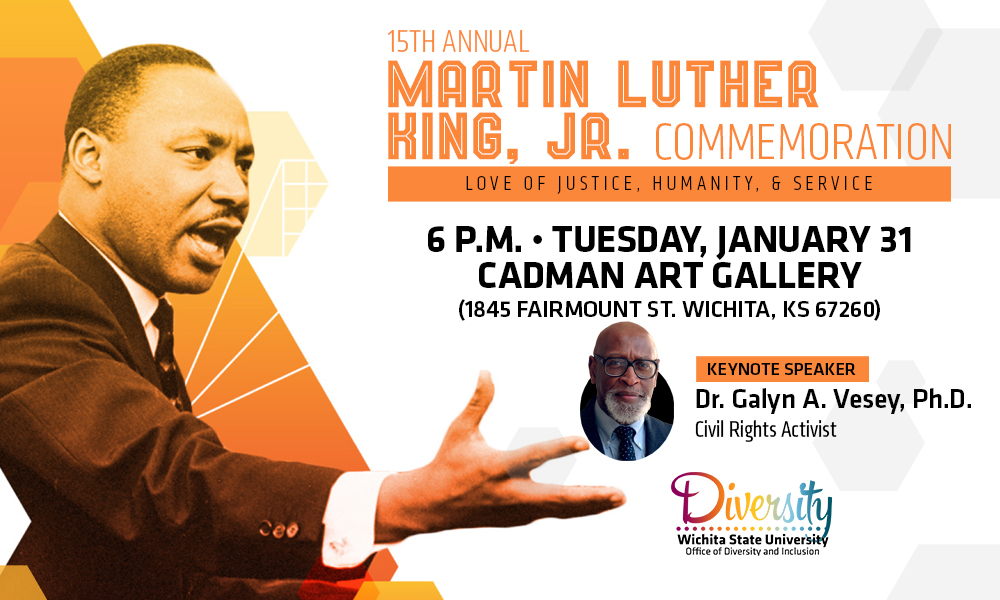 15th Annual Dr. Martin Luther King, Jr. Commemoration banner