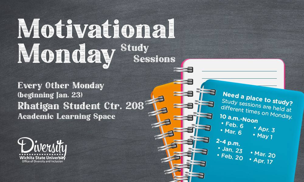 Motivational Monday Study Sessions banner
