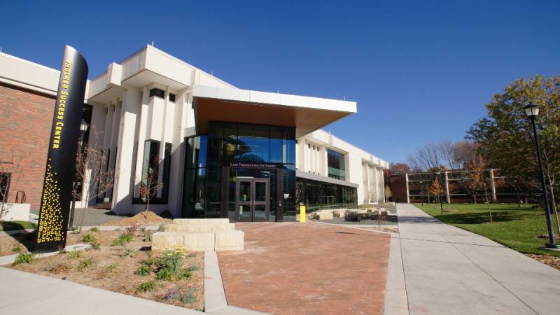 Exterior photo of the Student Success Center