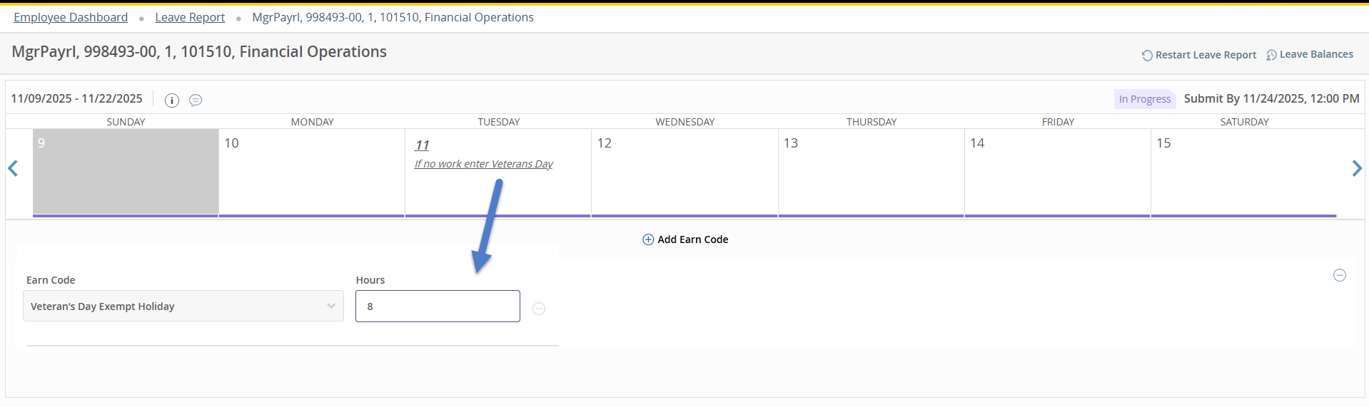 Exempt Vets Day Screenshot