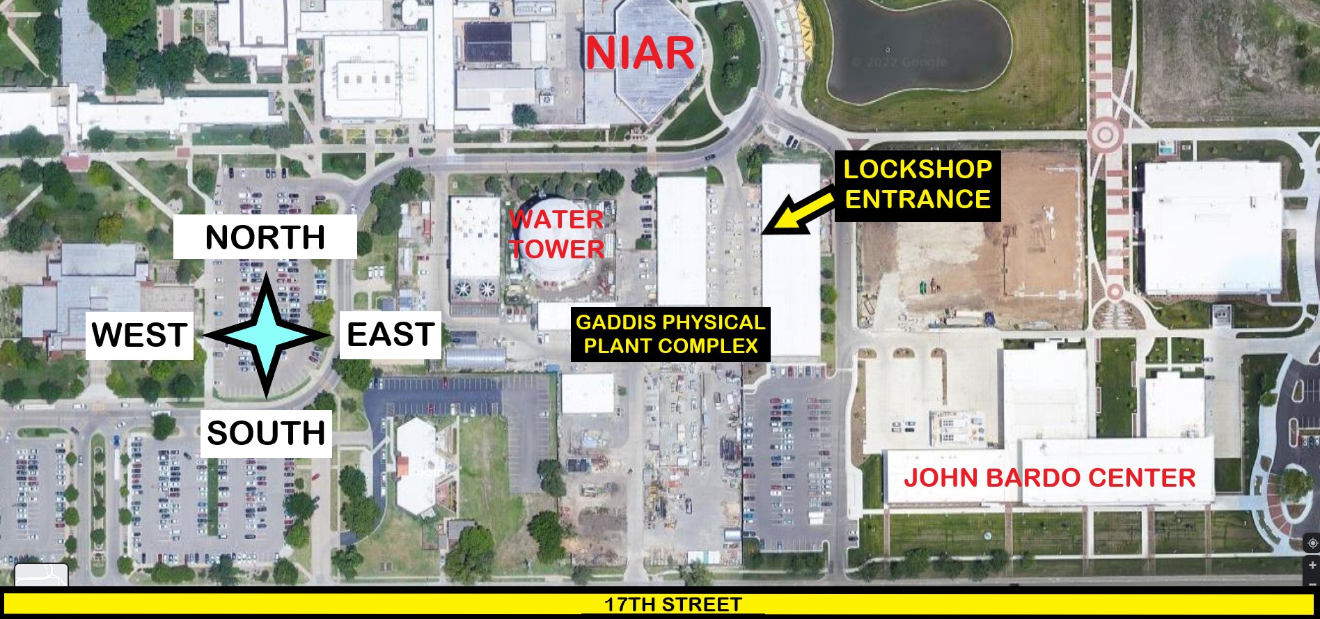 Lockshop Location Map