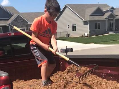 Rakeman working hard. 