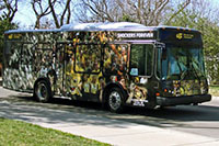 WSU campus shuttle bus