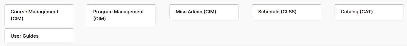 Screenshot of the Module Cards