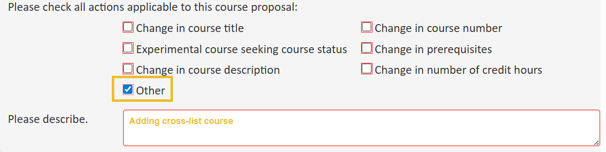Computer image of Other checkbox and free text field.