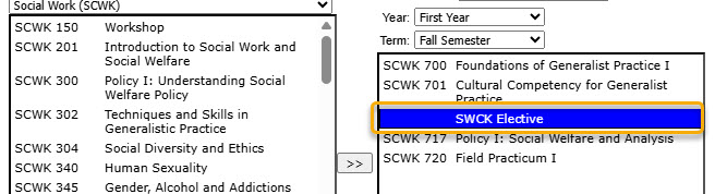 Screenshot of a header being moved in table