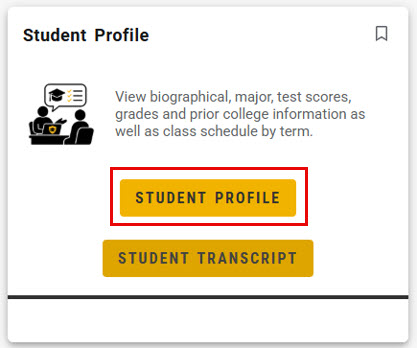 Image of Student Profile link