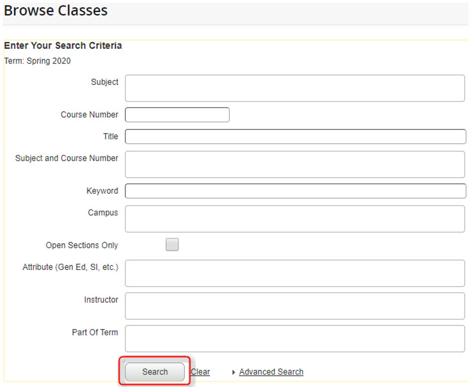 computer image denoting search button