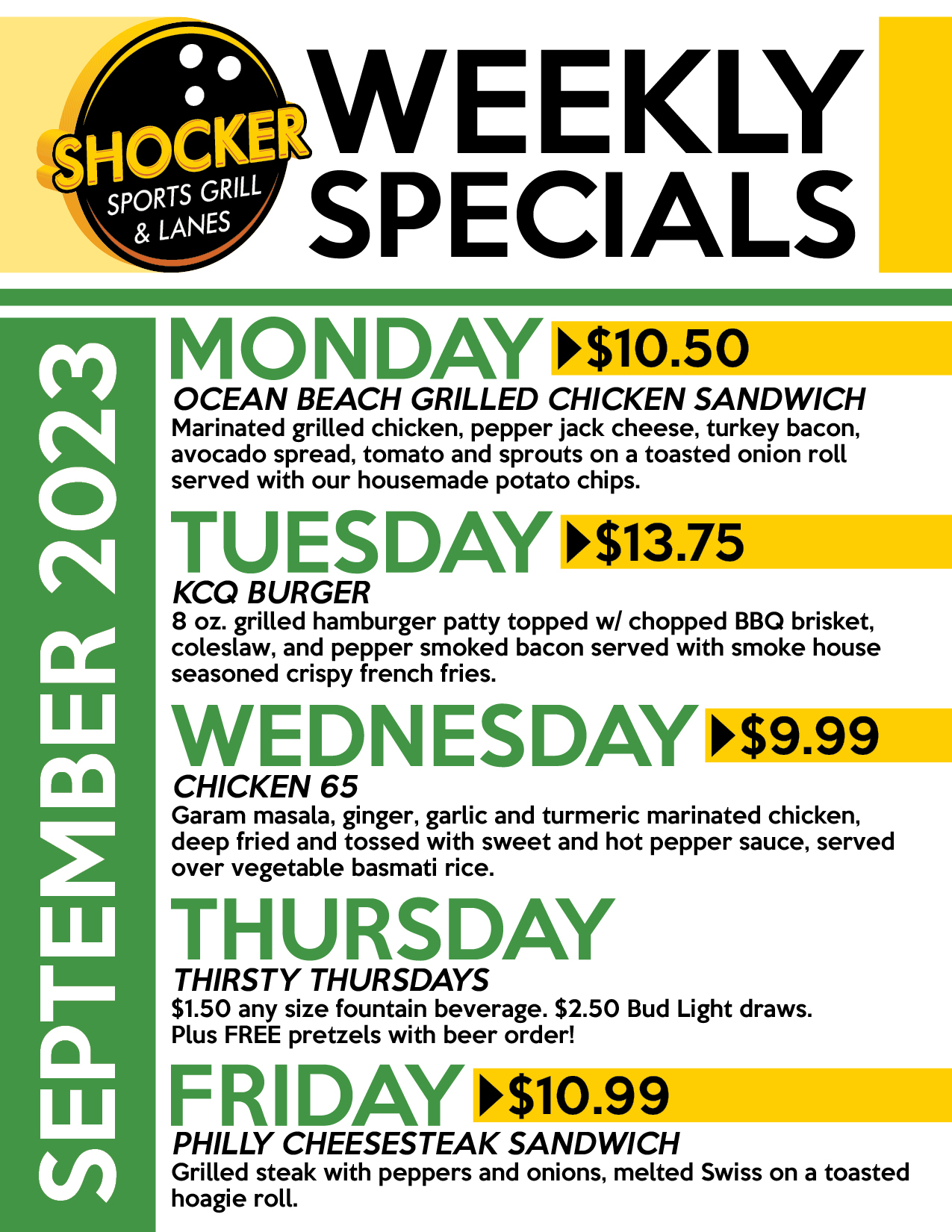 ssgl specials 