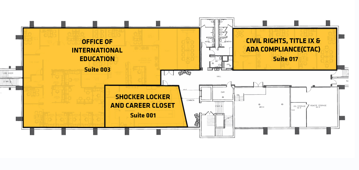 shocker success center lower level offices