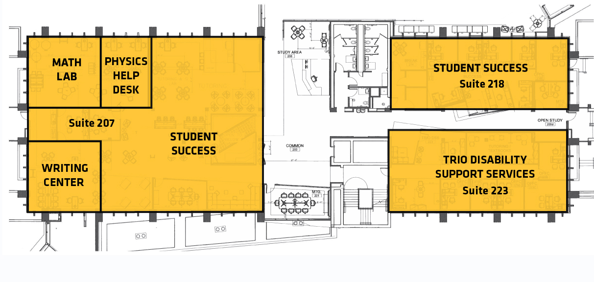 shocker success center second floor offices