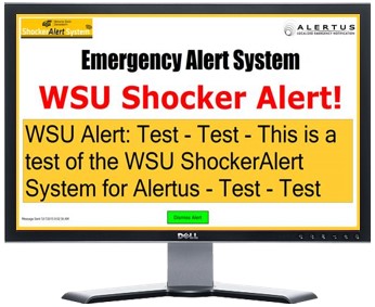 Screenshot of Alertus Desktop. 