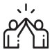 Icon of High five