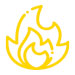 Icon of flames