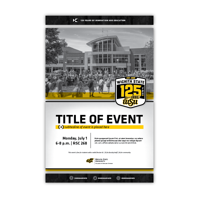 125th poster template