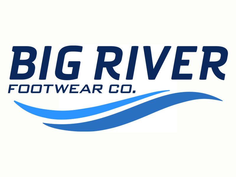 big river footwear co logo