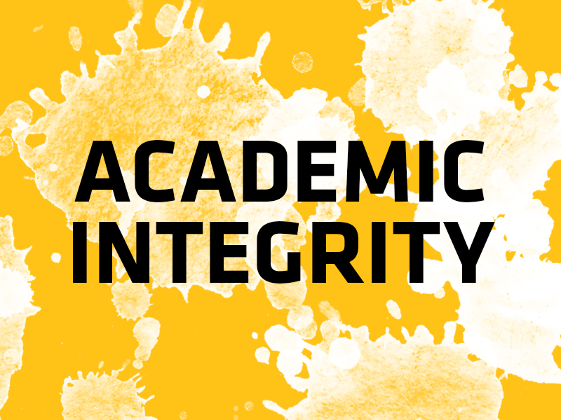 Decorative graphic: Academic Integrity Form