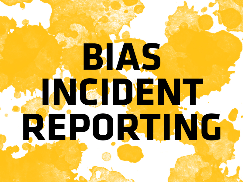 Decorative graphic: Bias Incident Reporting Form
