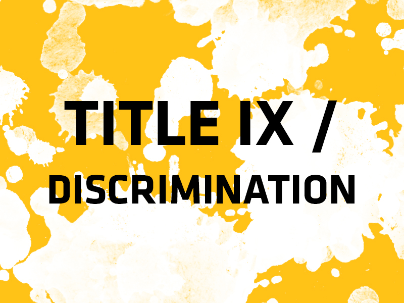 Decorative graphic: OIEC Title IX Form