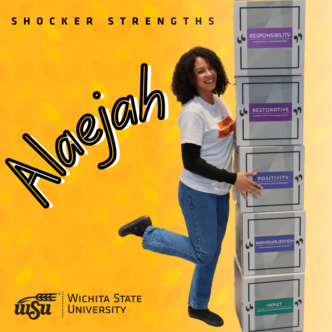 girl standing with boxes