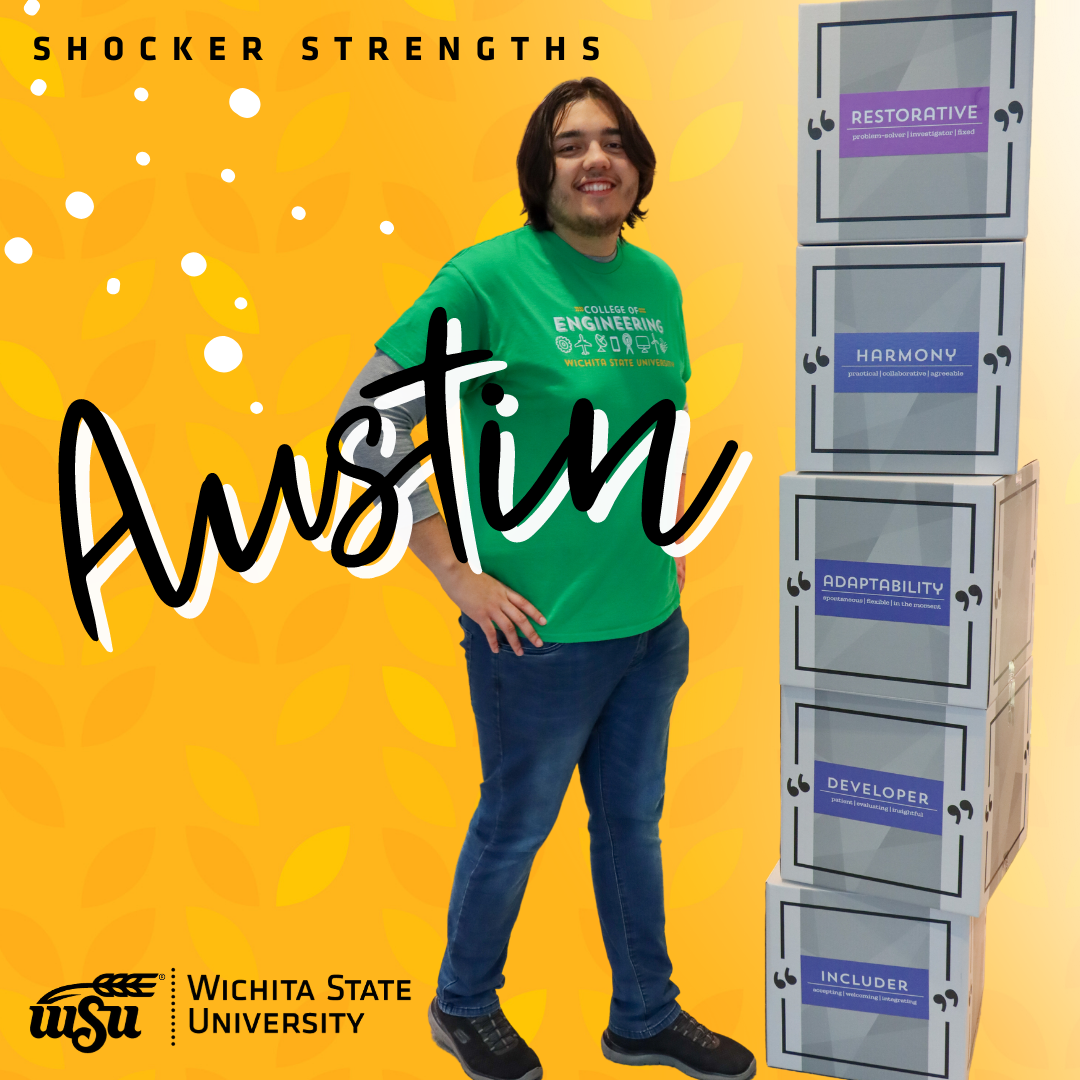 boy standing next to boxes