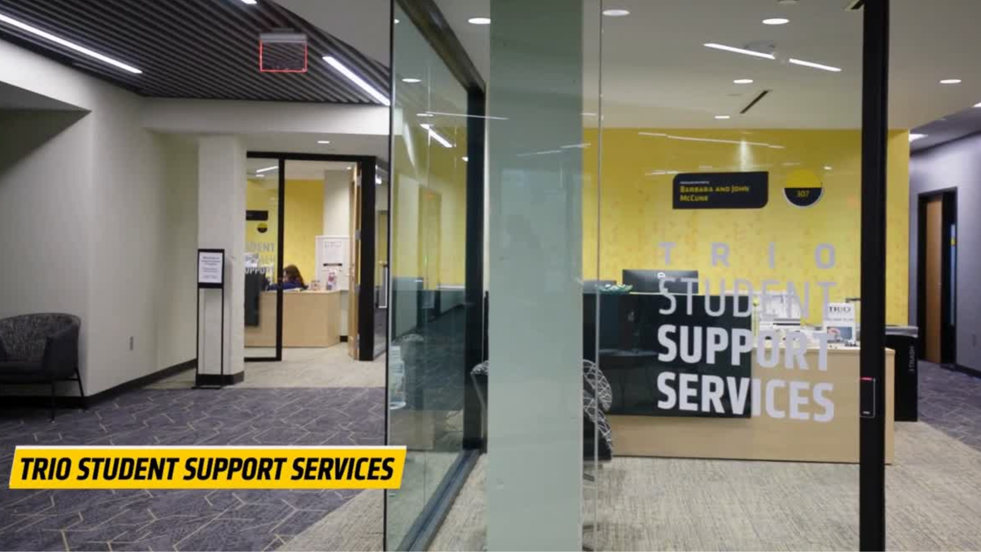 A photo of the TRIO Student Support Services office. 