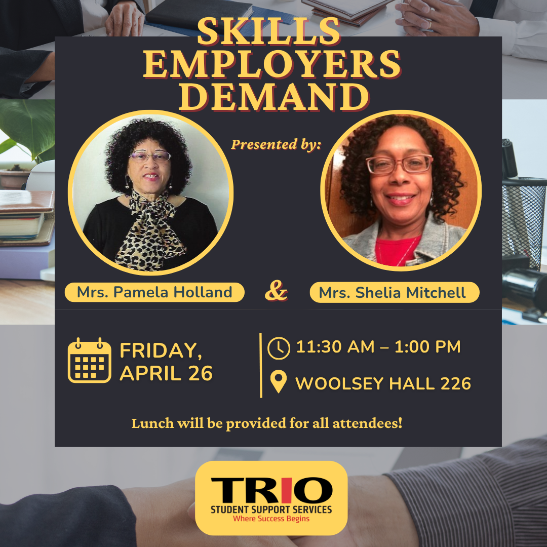 Employability skills with Pamela Holland & Shelia Greene — Friday, April 26, 2024