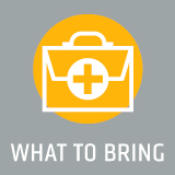 Button: What to bring