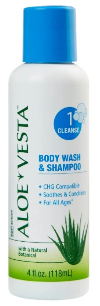 Aloe Vesta shampoo and body wash 4 fluid ounces