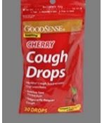 Red bag of generic cherry cough drops
