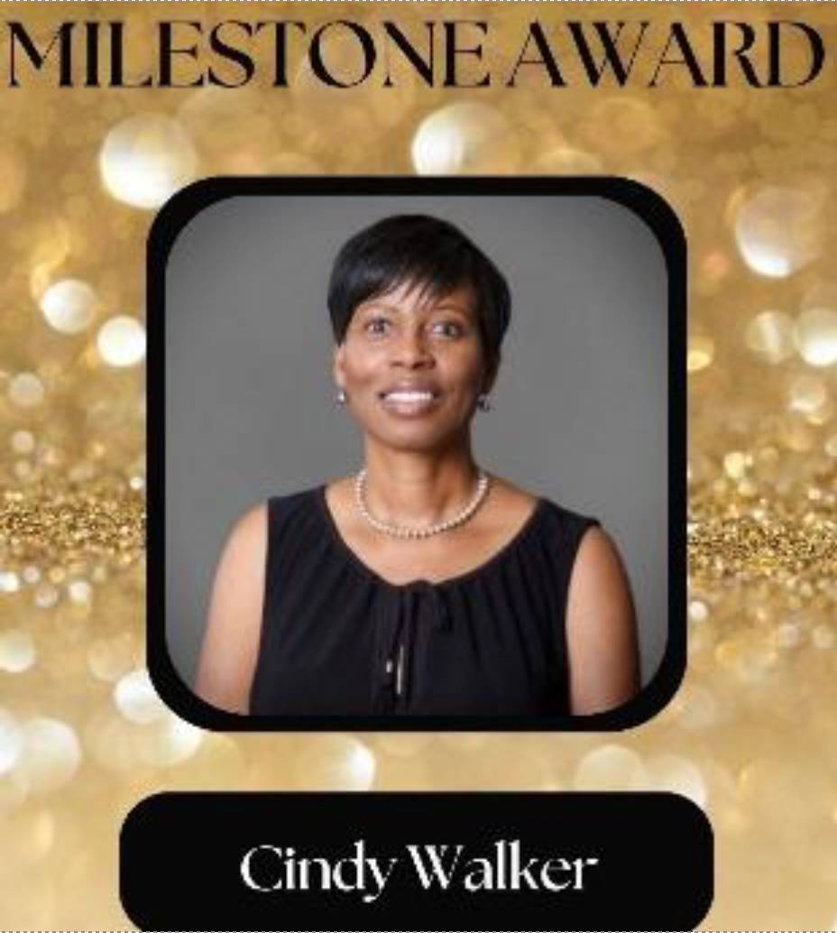 Milestone Award winner Cindy Walker
