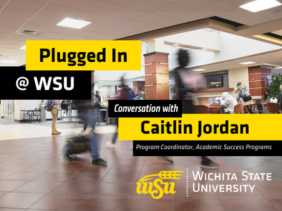 Picture of students walking in the student center on Wichita State's Campus
