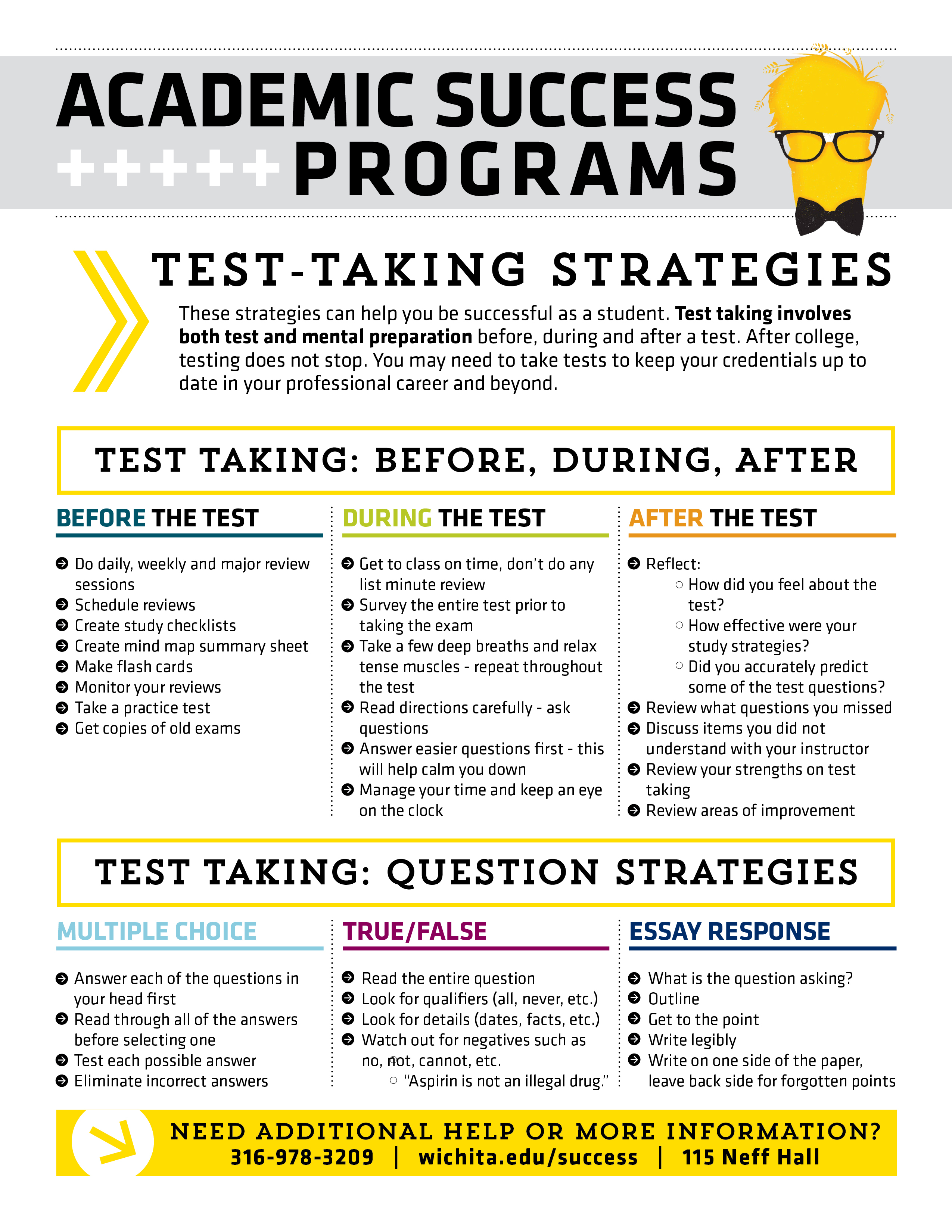 Test Taking Strategies Lesson Plan