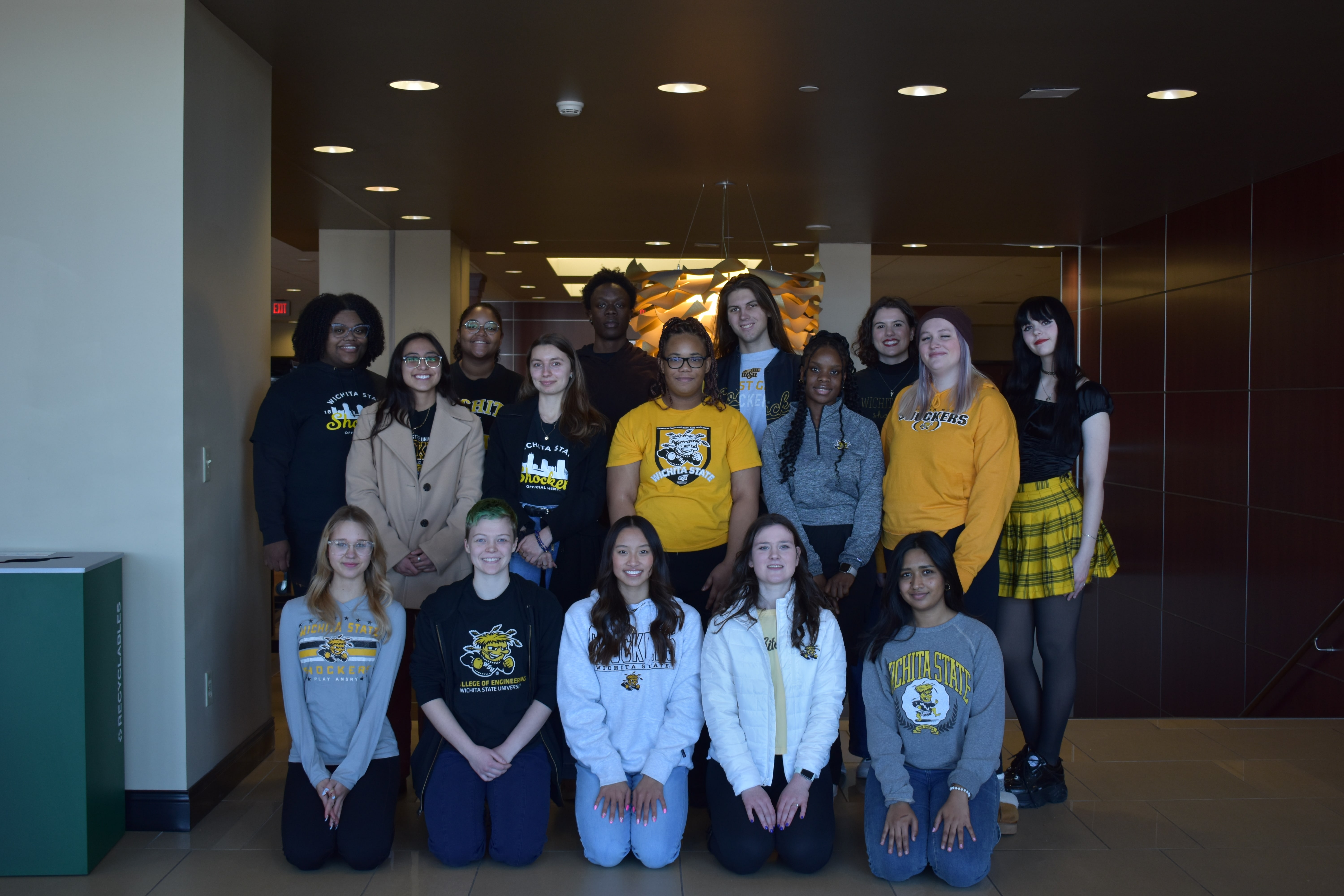 Transition Mentor team in Woolsey Hall.