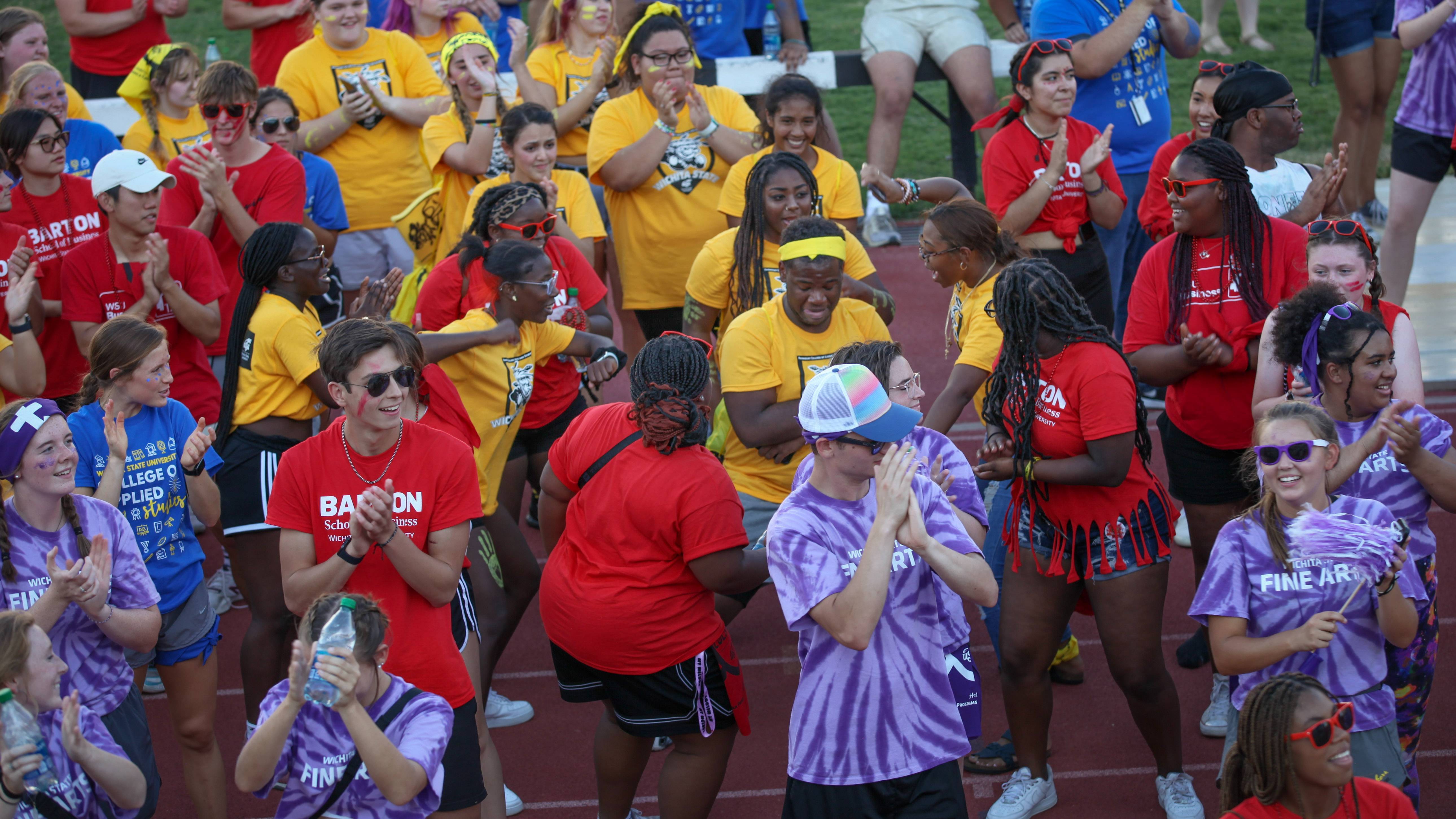 Students at Clash of the Colleges dance
