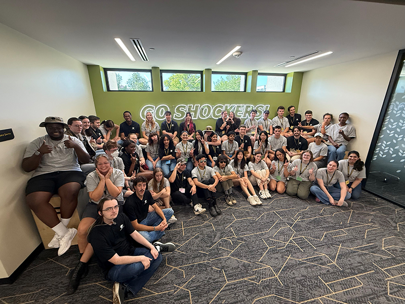 Group photo of SLC student staff.