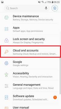 Cloud and accounts