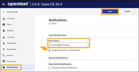 Email Notifications