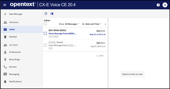 Acessing Voicemail Messages Online