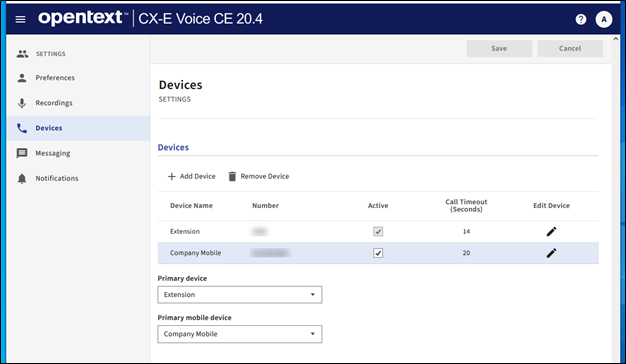 Devices interface image