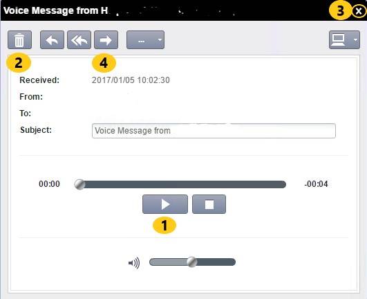 Message window