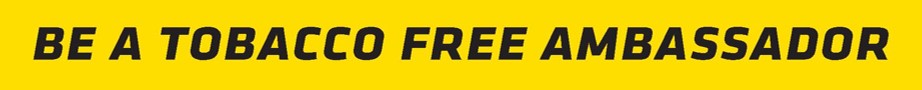 Be a Tobacco Free Ambassador header. 