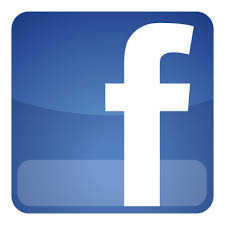 Facebook logo button. 