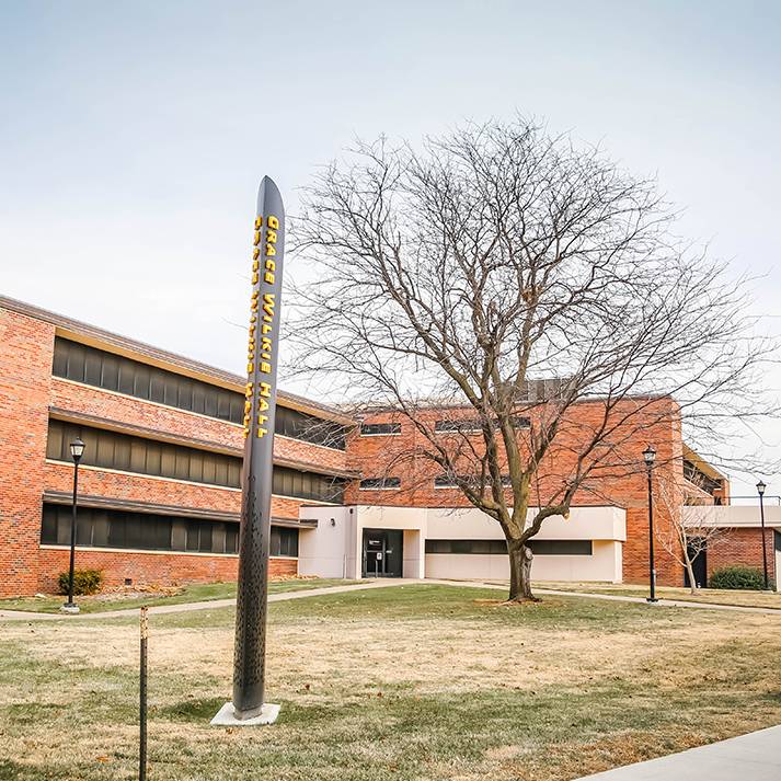 Grace Wilkie Hall, home of Disability Student Services.