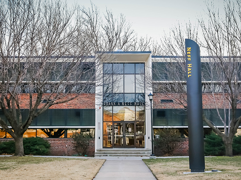 Neff Hall, home to the Lowell D. Holmes Museum of Anthropology